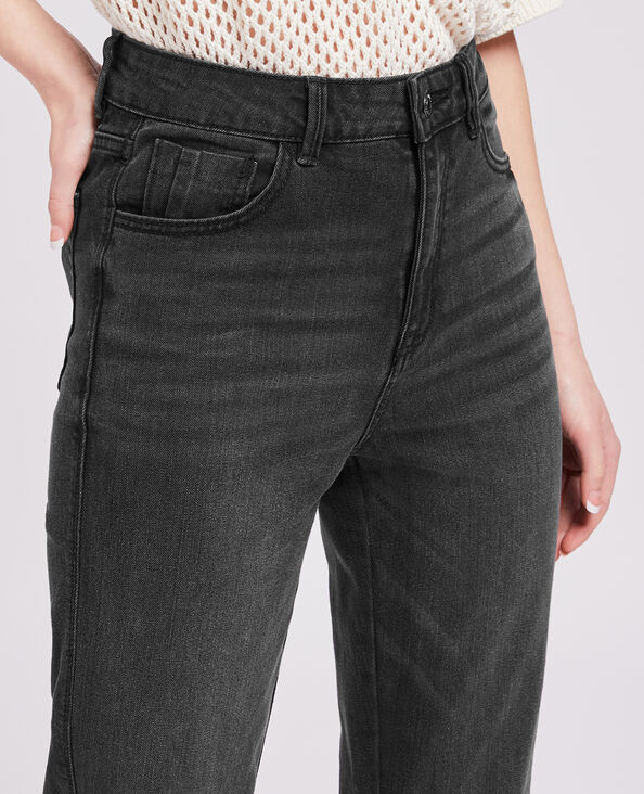 Jean droit stretch noir - Pimkie