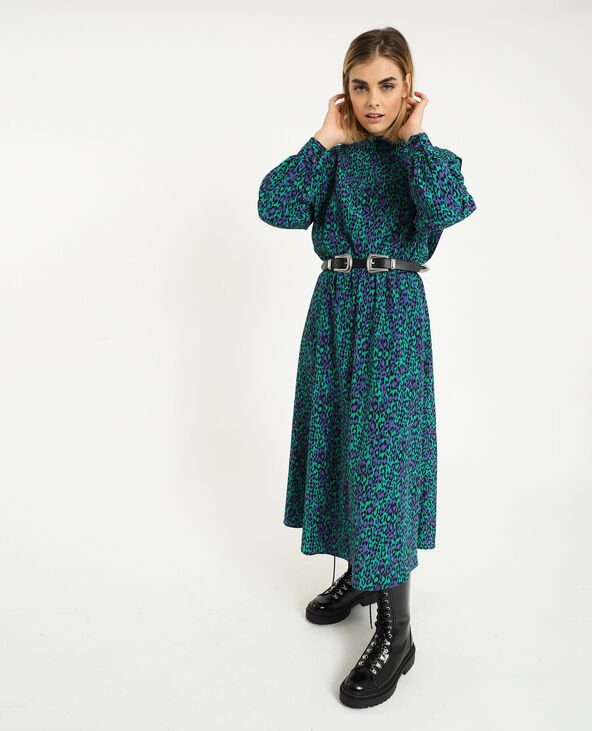 Robe longue vert émeraude - Pimkie