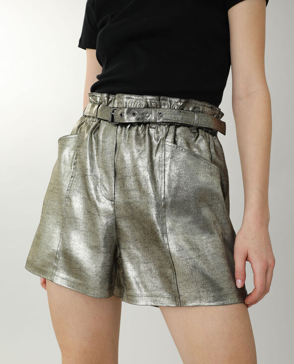 Short taille haute orange - Pimkie