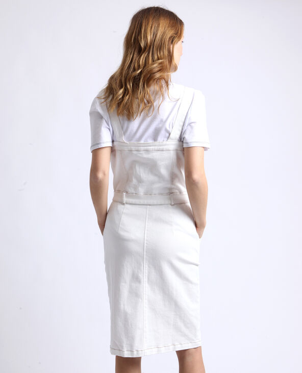 Robe en jean blanc - Pimkie