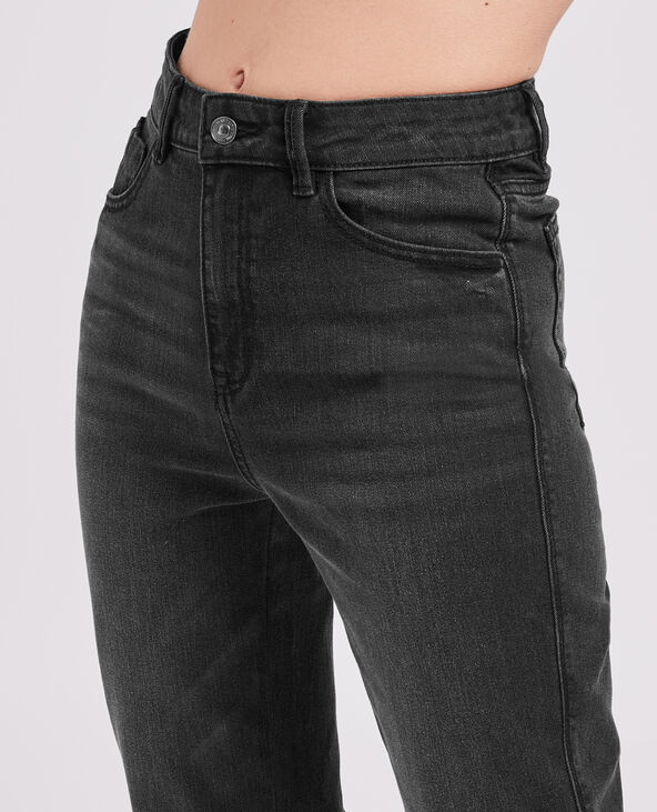 Jean droit stretch noir - Pimkie