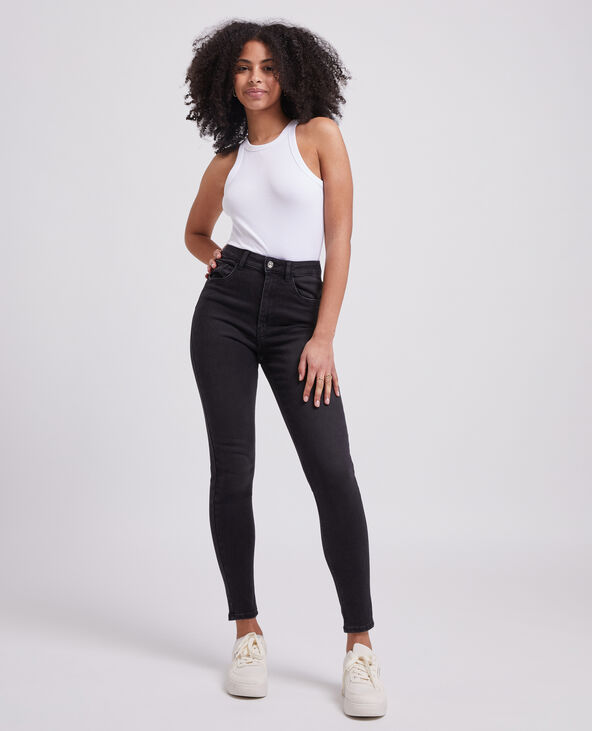 Jean skinny taille haute