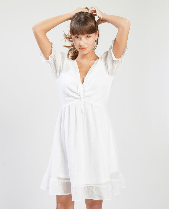 Robe fluide avec volants