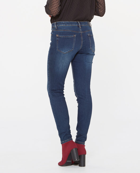 Jean skinny mid waist bleu foncé - Pimkie