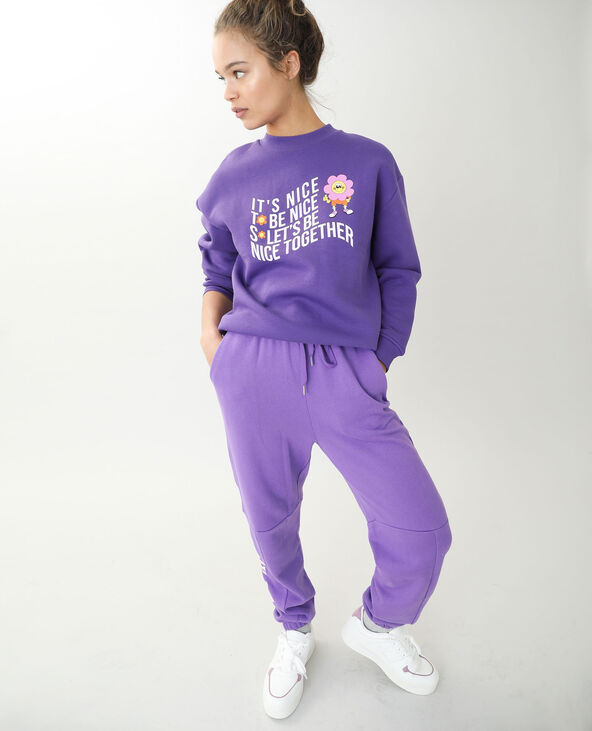 Jogging molleton violet - Pimkie