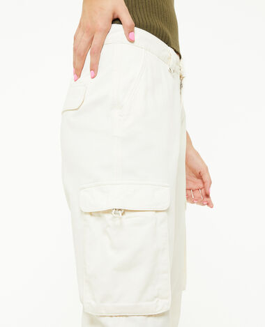Pantalon cargo taille basse beige - Pimkie