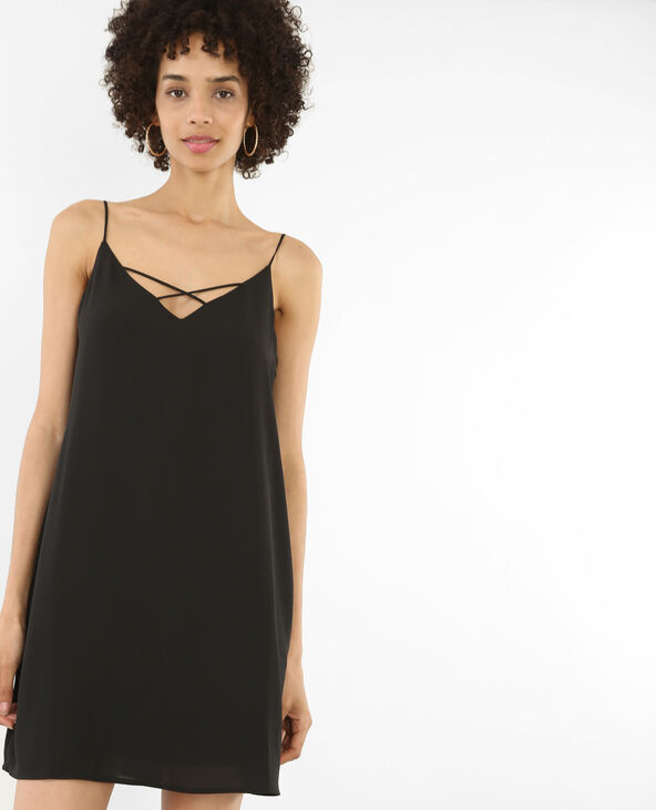 Robe croisée noir - Pimkie