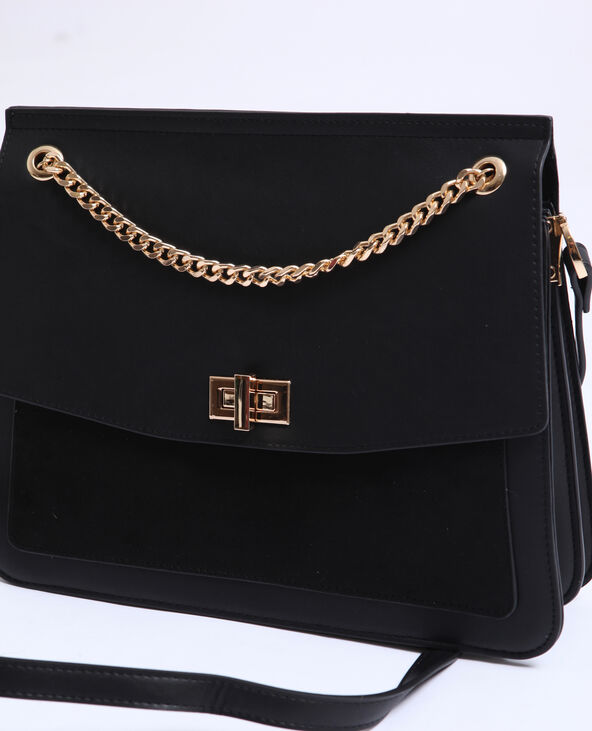 Sac cartable noir - Pimkie