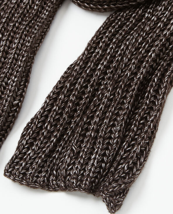 Echarpe en maille noir - Pimkie
