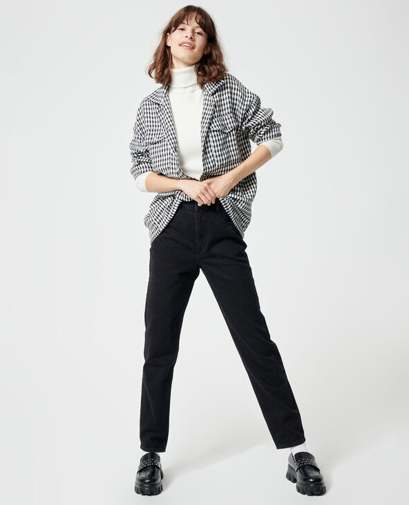 Jean mom taille haute noir - Pimkie