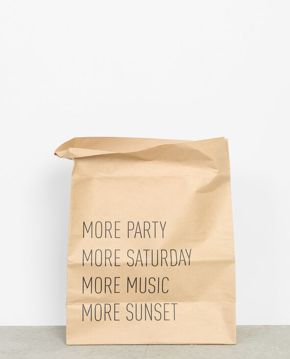 Petit paper bag beige - Pimkie