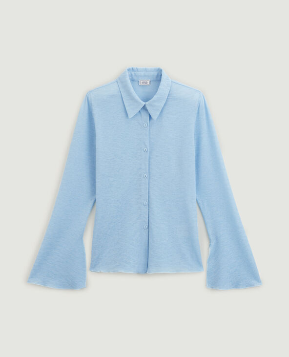 Chemise manches evasees