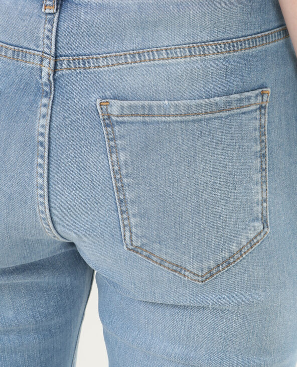 Jean slim imprimé fleuri Jean stoned - Pimkie