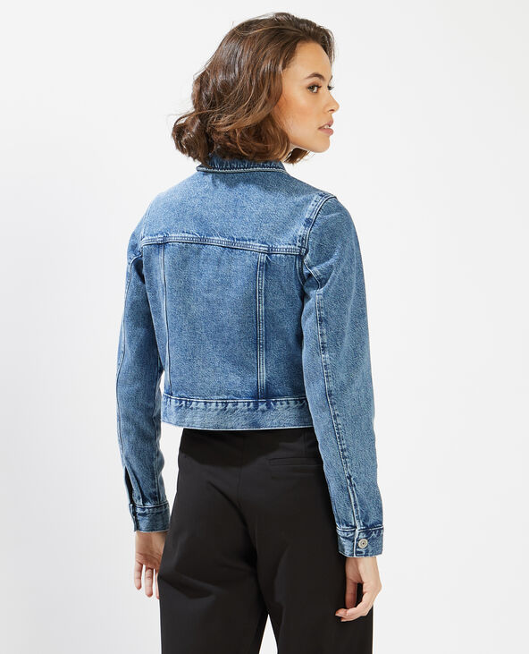 Veste courte en jean