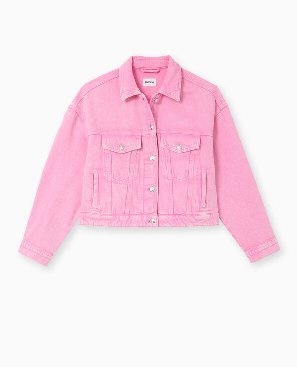 Veste en jean rose - Pimkie