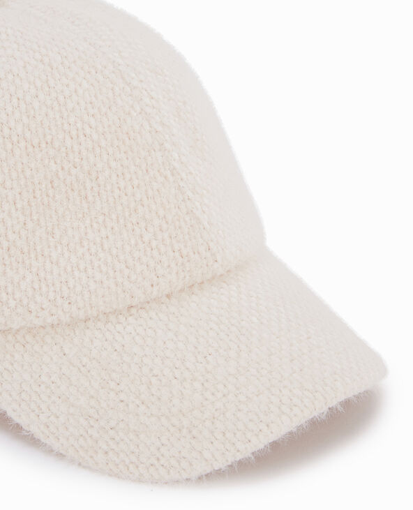 Casquette effet tweed blanc - Pimkie