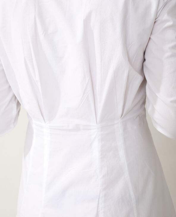 Chemise longue cintrée écru - Pimkie