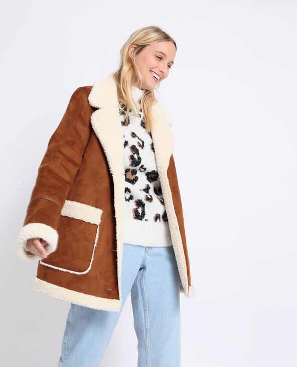 Manteau imitation mouton
