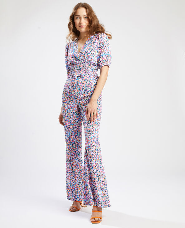 Pantalon flare SMALL bleu électrique - Pimkie