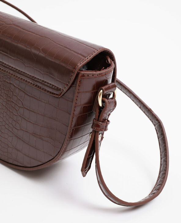 Sac demi-lune marron - Pimkie