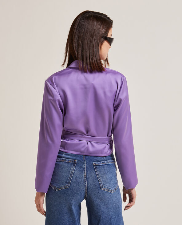 Chemise cache-coeur violet - Pimkie