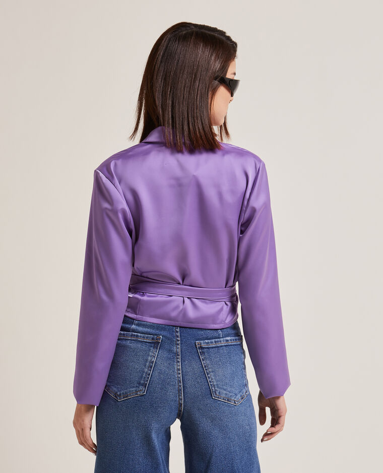 Chemise cache-coeur violet - Pimkie