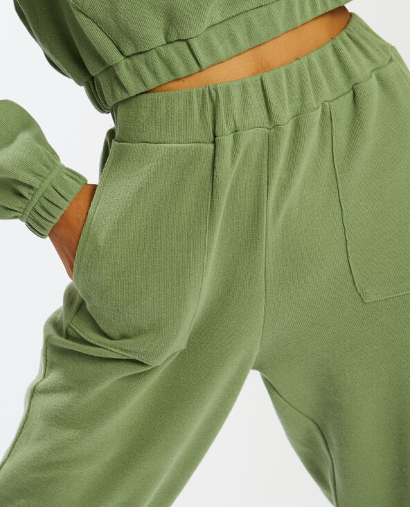 Pantalon de jogging vert de gris - Pimkie