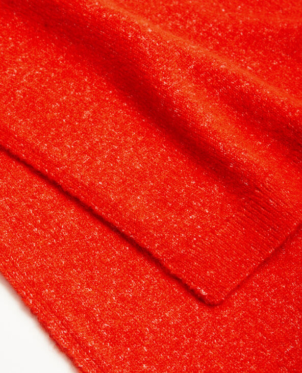 Echarpe en maille fine orange - Pimkie