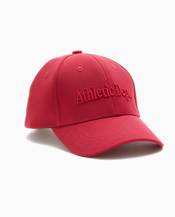 Casquette avec broderie devant rouge - Pimkie