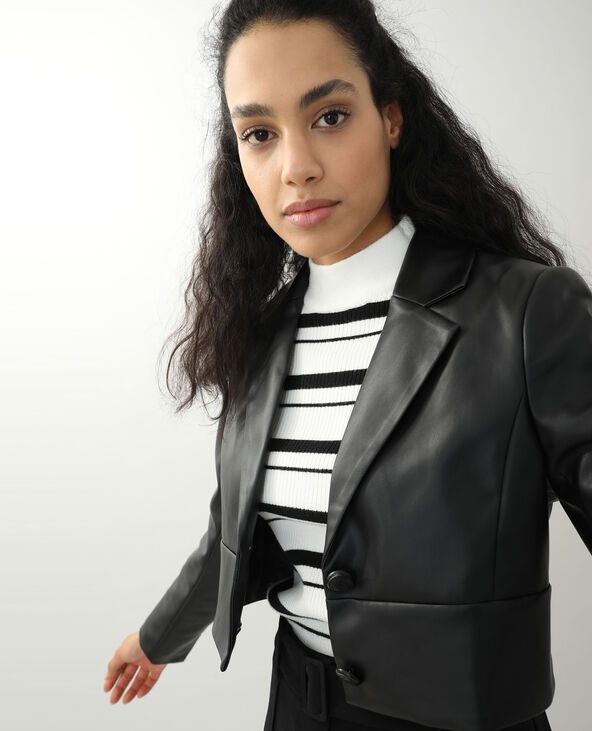 Veste courte noir - Pimkie