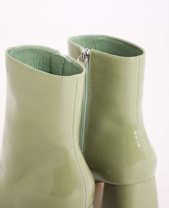 Bottines sales vernies pimkie