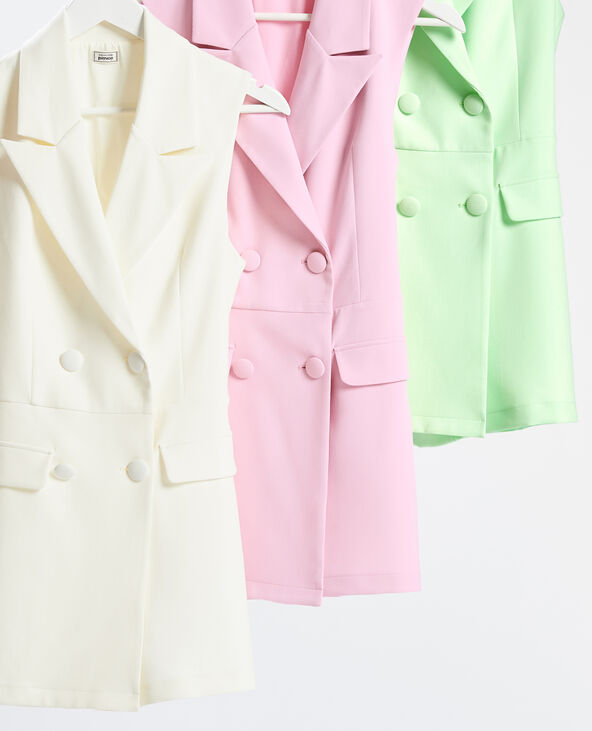 Combinaison blazer sans manche vert anis - Pimkie