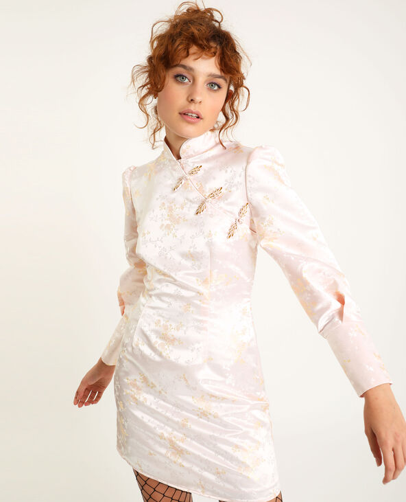 Robe esprit asiatique beige - Pimkie