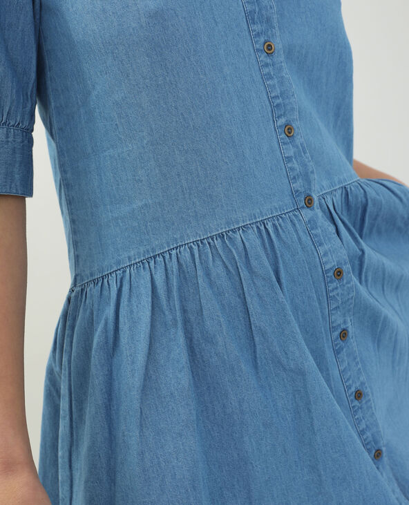 Robe en jean bleu - Pimkie