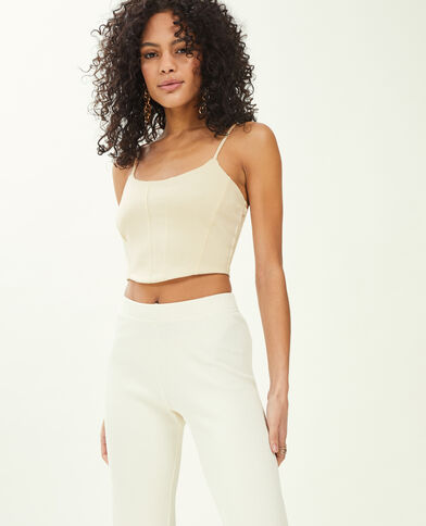 Brassière à bretelles blanc - Pimkie