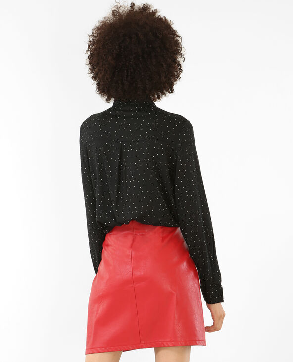 Chemise à pois noir - Pimkie