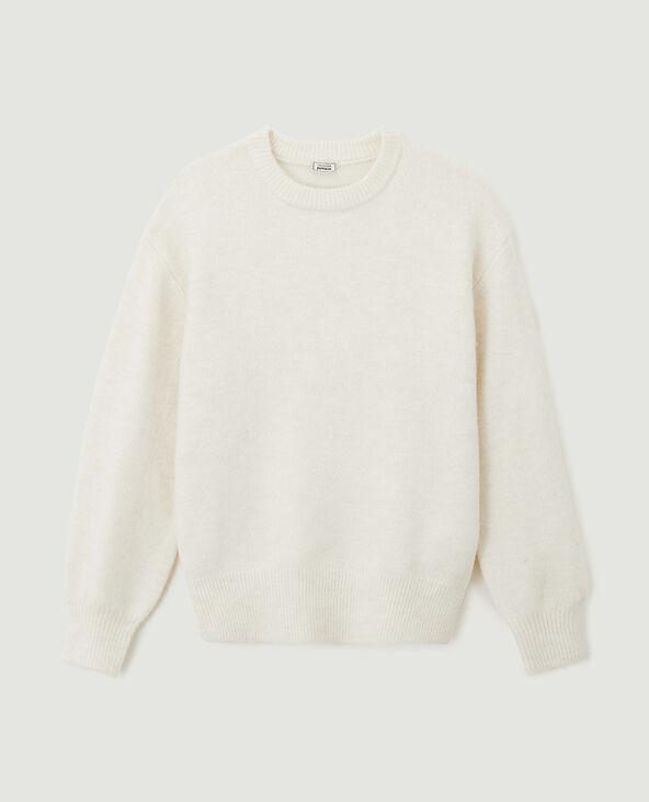 Pull en maille blanc - Pimkie
