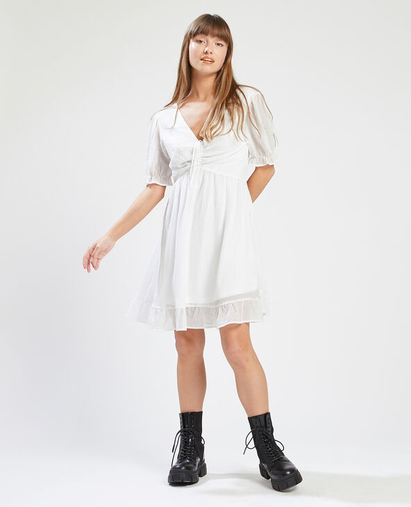 Robe fluide avec volants