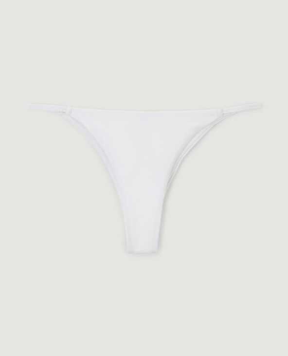 Bas de maillot de bain tanga blanc - Pimkie