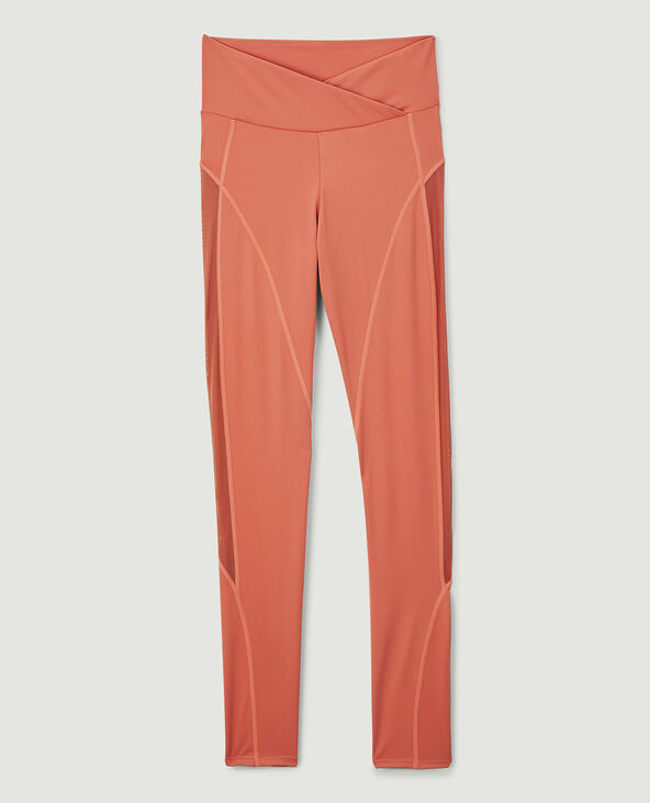 Legging avec bande tranparente lilas - Pimkie
