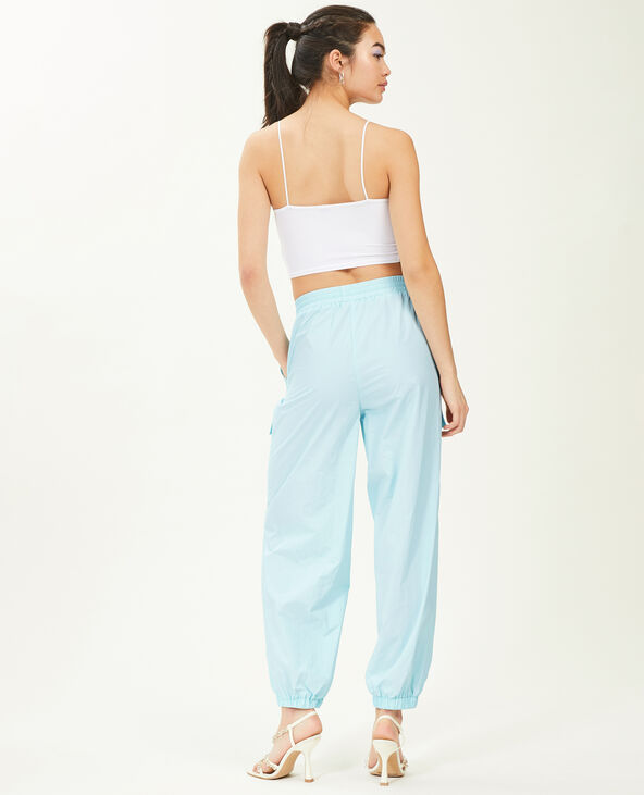 Pantalon parachute bleu clair - Pimkie