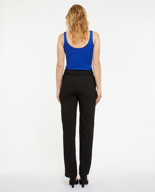 Pantalon de costume droit noir - Pimkie