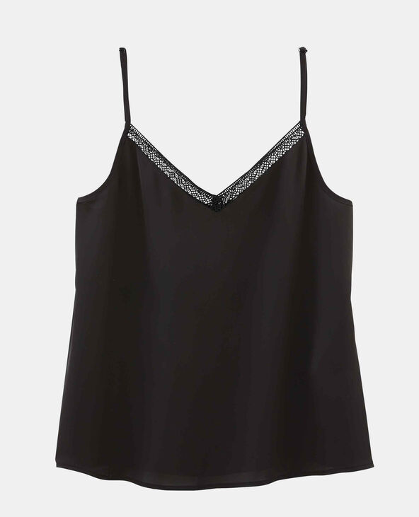 Top à bretelles noir - Pimkie