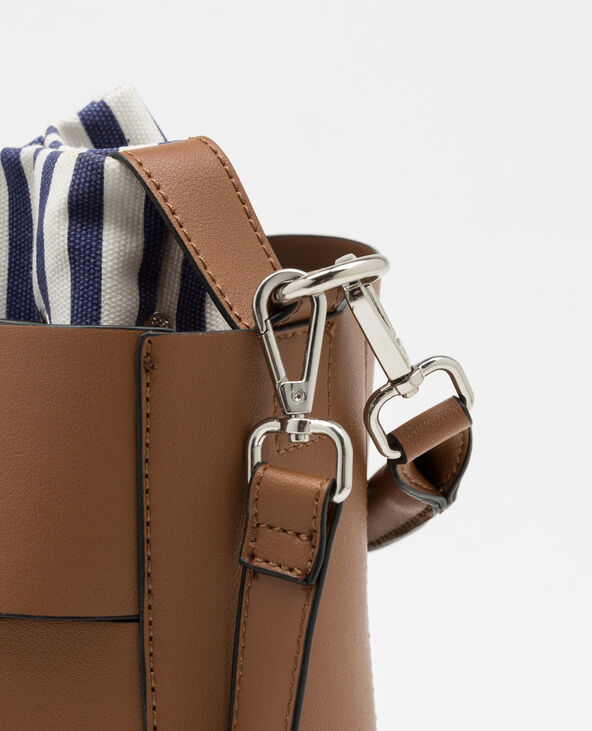 Sac seau bimatière camel - Pimkie