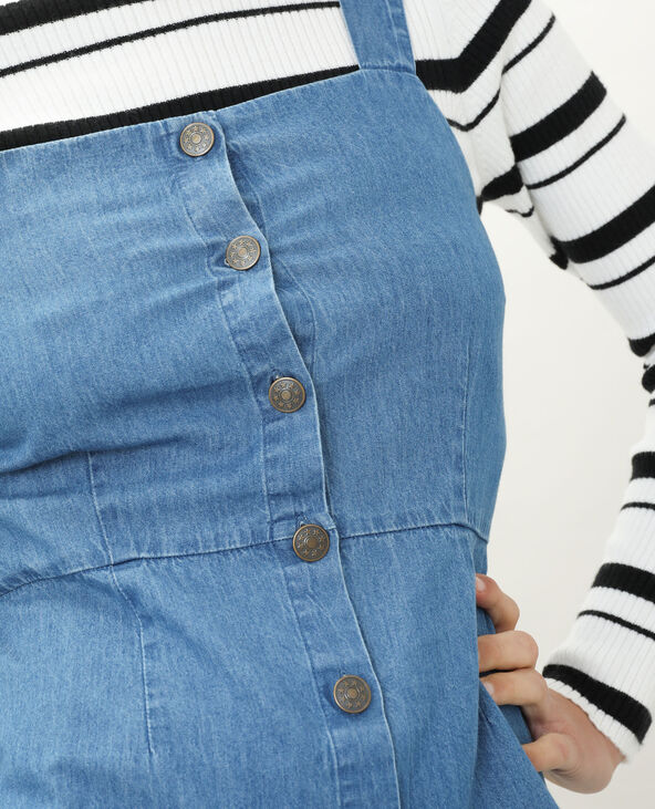 Robe salopette en jean