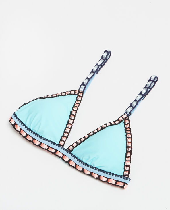 Haut de bikini triangle pastel rose clair - Pimkie