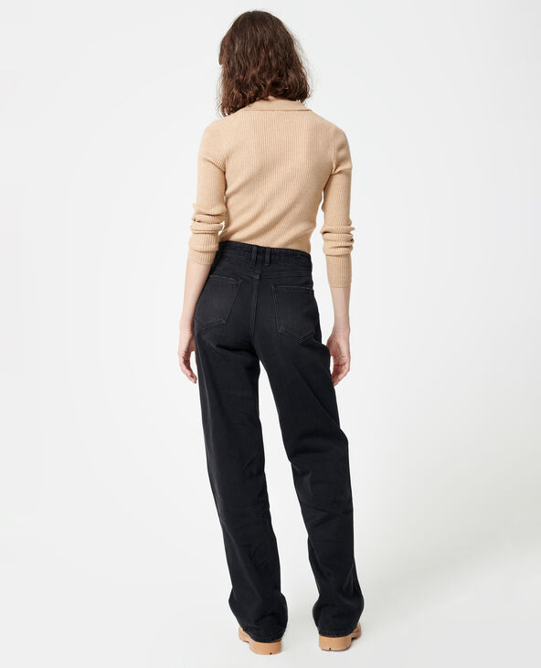 Jean baggy taille basse noir - Pimkie