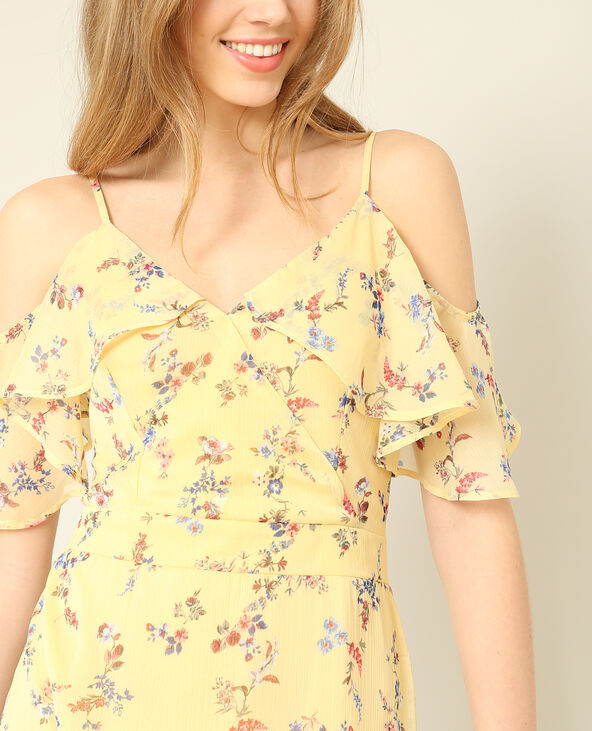 Robe longue fleurie