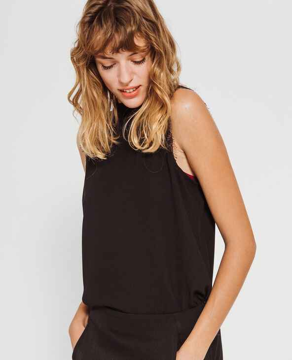 Blouse sans manches noir - Pimkie