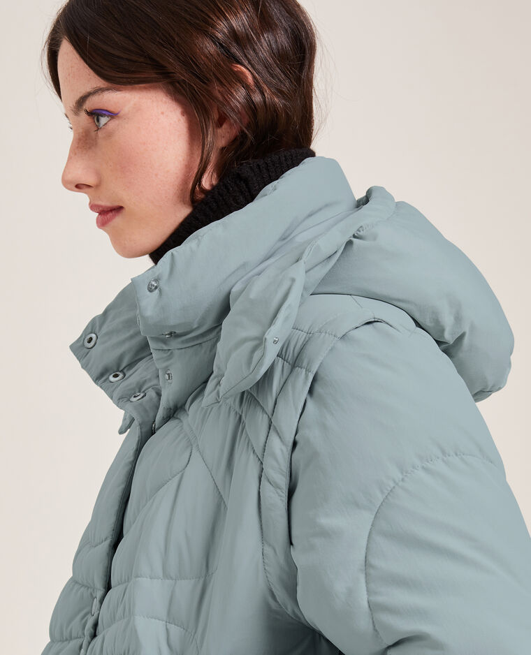 Doudoune matelassage wavy vert - Pimkie